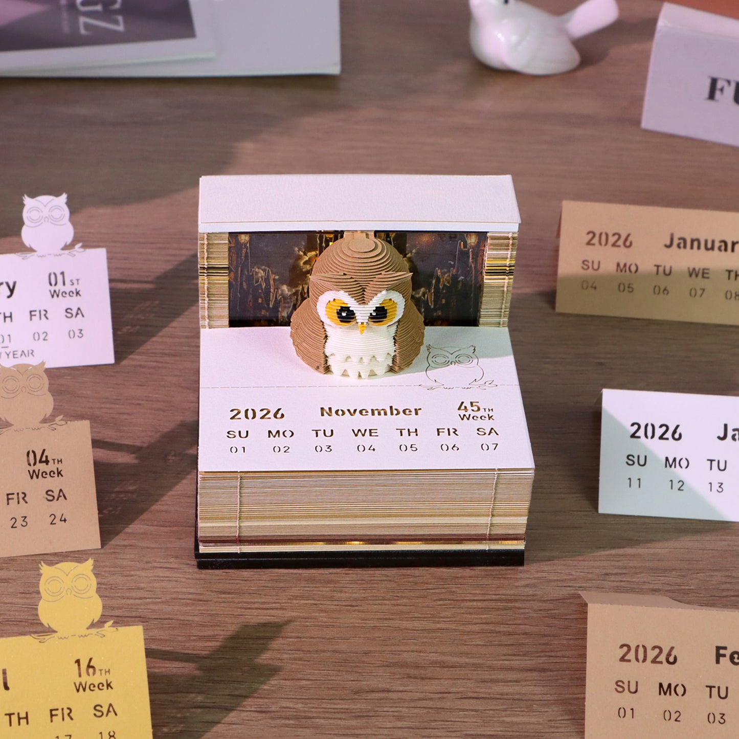 Magic Owl (With Light & Calendar 2026)
