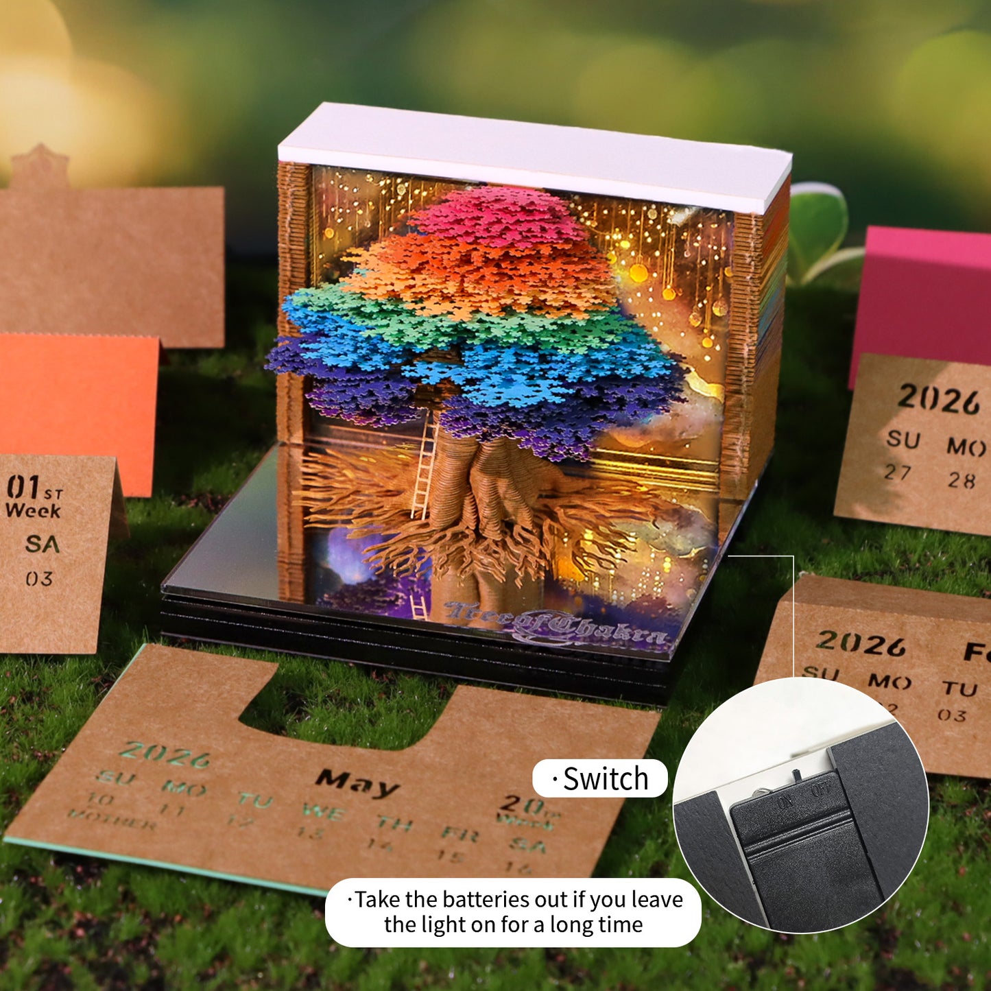 Chakra Tree (With Light & Calendar 2026)