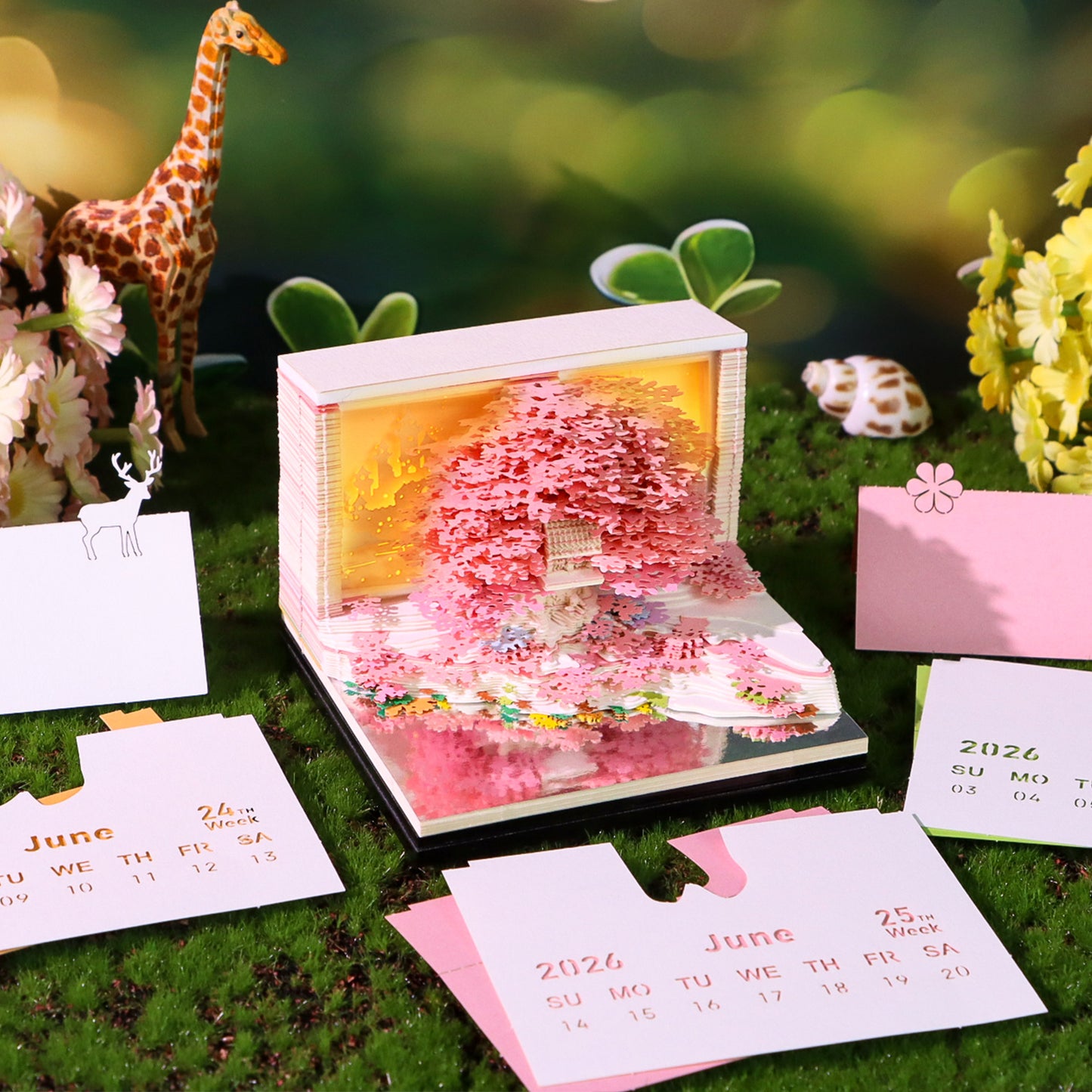 Sakura Tree House(With Light & Calendar 2026)