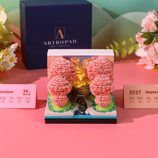 Cherry Blossom (With Light & Calendar 2027)