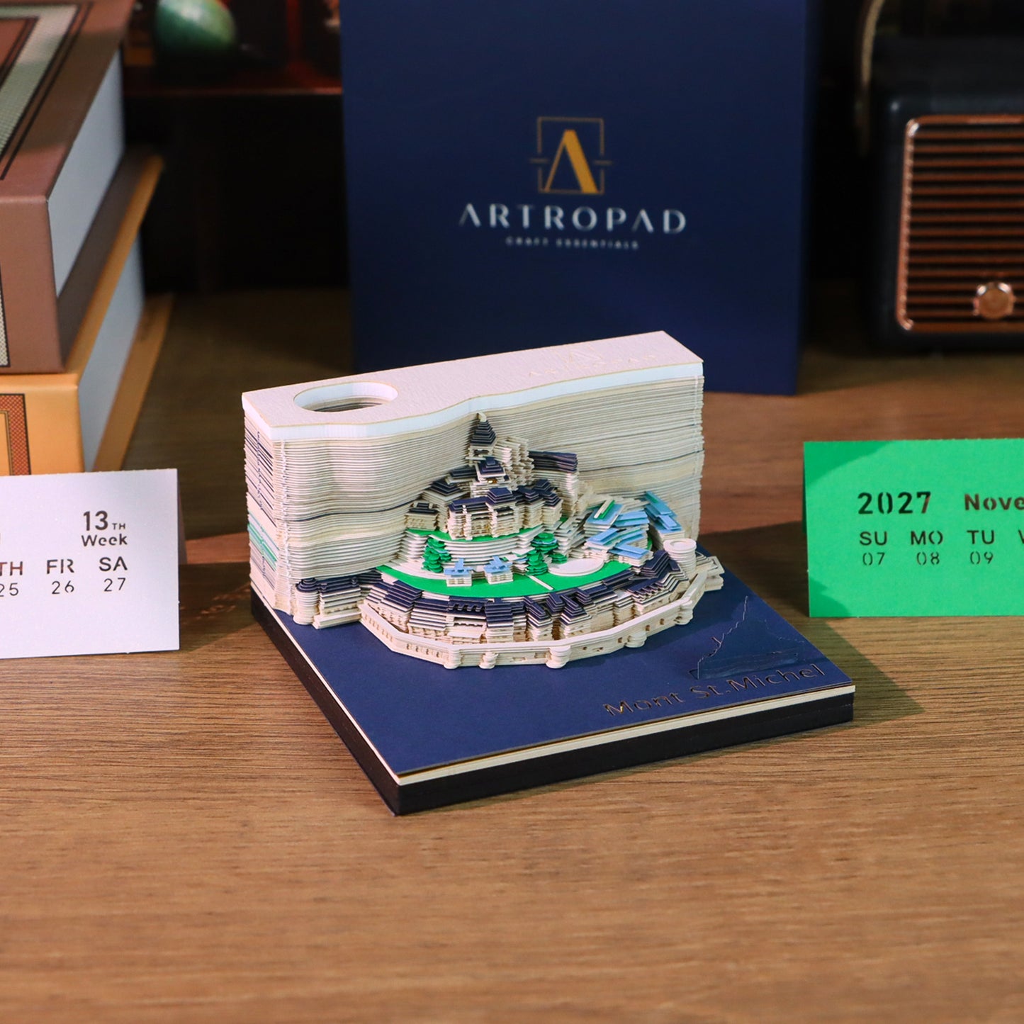 Mont St. Michel | 3D Calendar (2027)