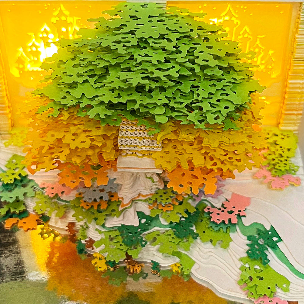 Green Tree House (With Light & Calendar 2027)