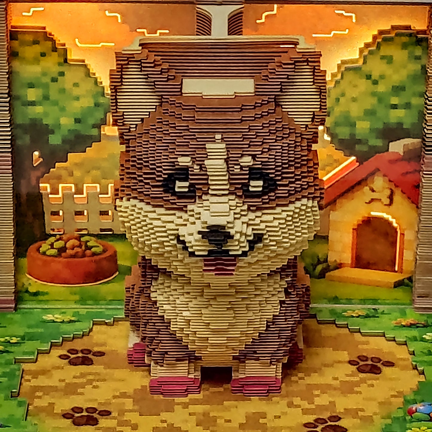 Corgi Dog | 3D Calendar (2027)