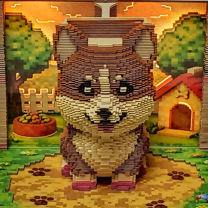 Corgi Dog | 3D Calendar (2027)