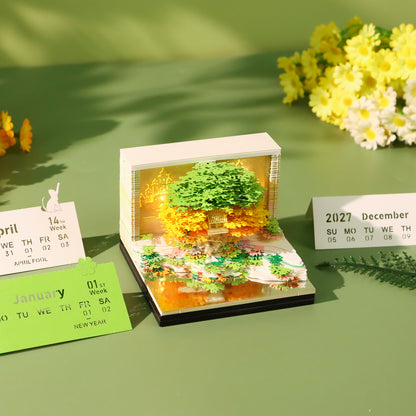 Green Tree House (With Light & Calendar 2027)