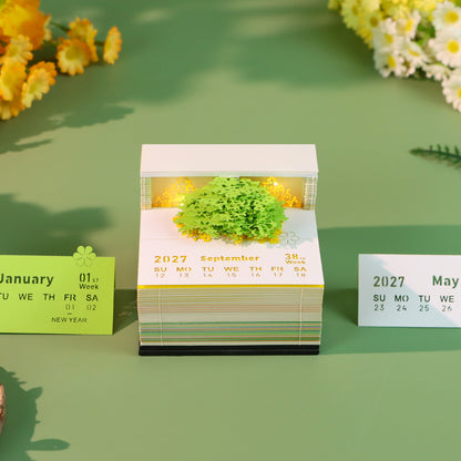 Green Tree House (With Light & Calendar 2027)