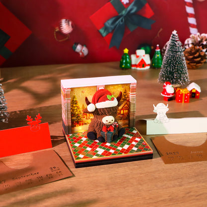 Christmas Cow | 3D Calendar (2027)