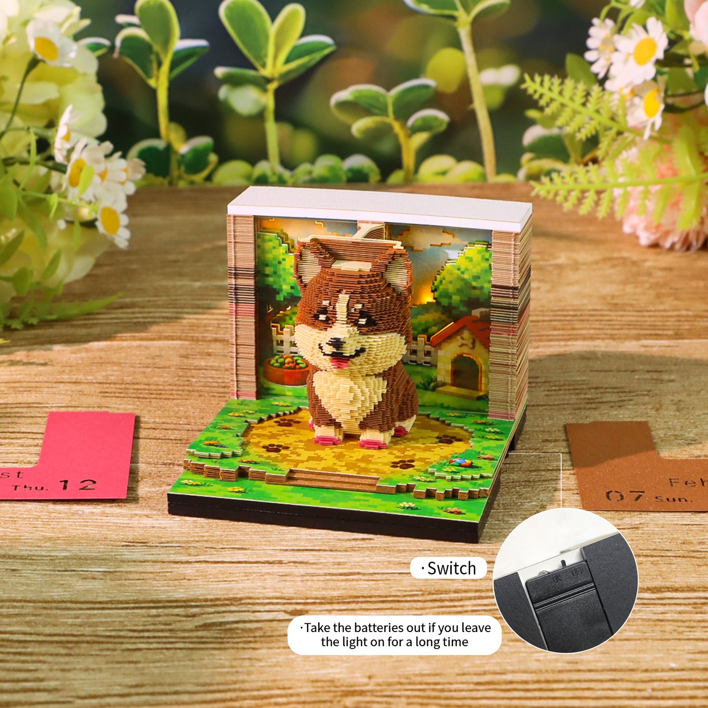 Corgi Dog (With Light & Calendar 2027)