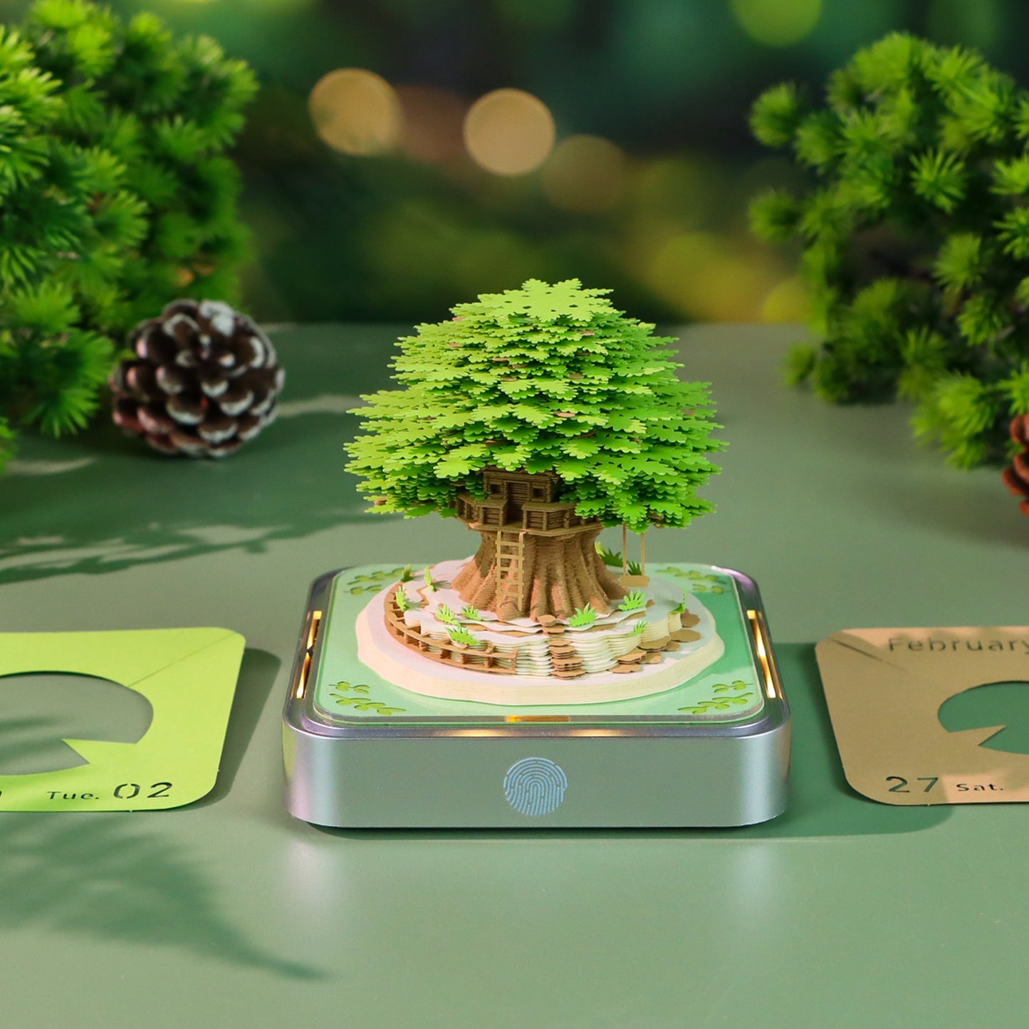 Green Tree (With Light & Calendar 2027)