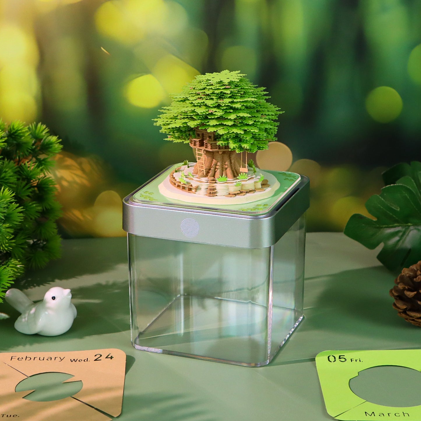 Green Tree (With Light & Calendar 2027)