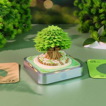Green Tree (With Light & Calendar 2027)