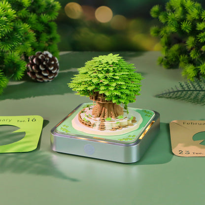 Green Tree (With Light & Calendar 2027)