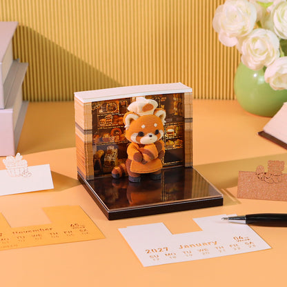 Raccoon | 3D Calendar (2027)