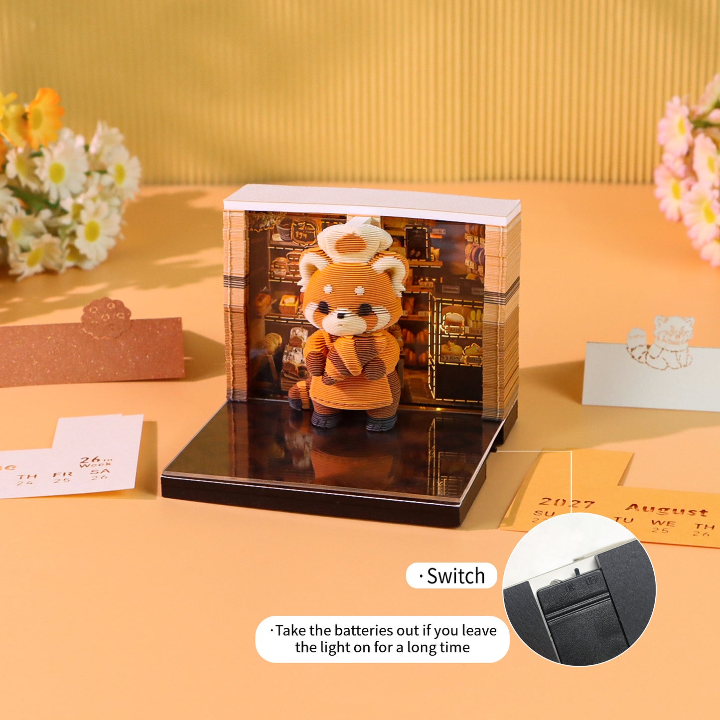 Raccoon | 3D Calendar (2027)