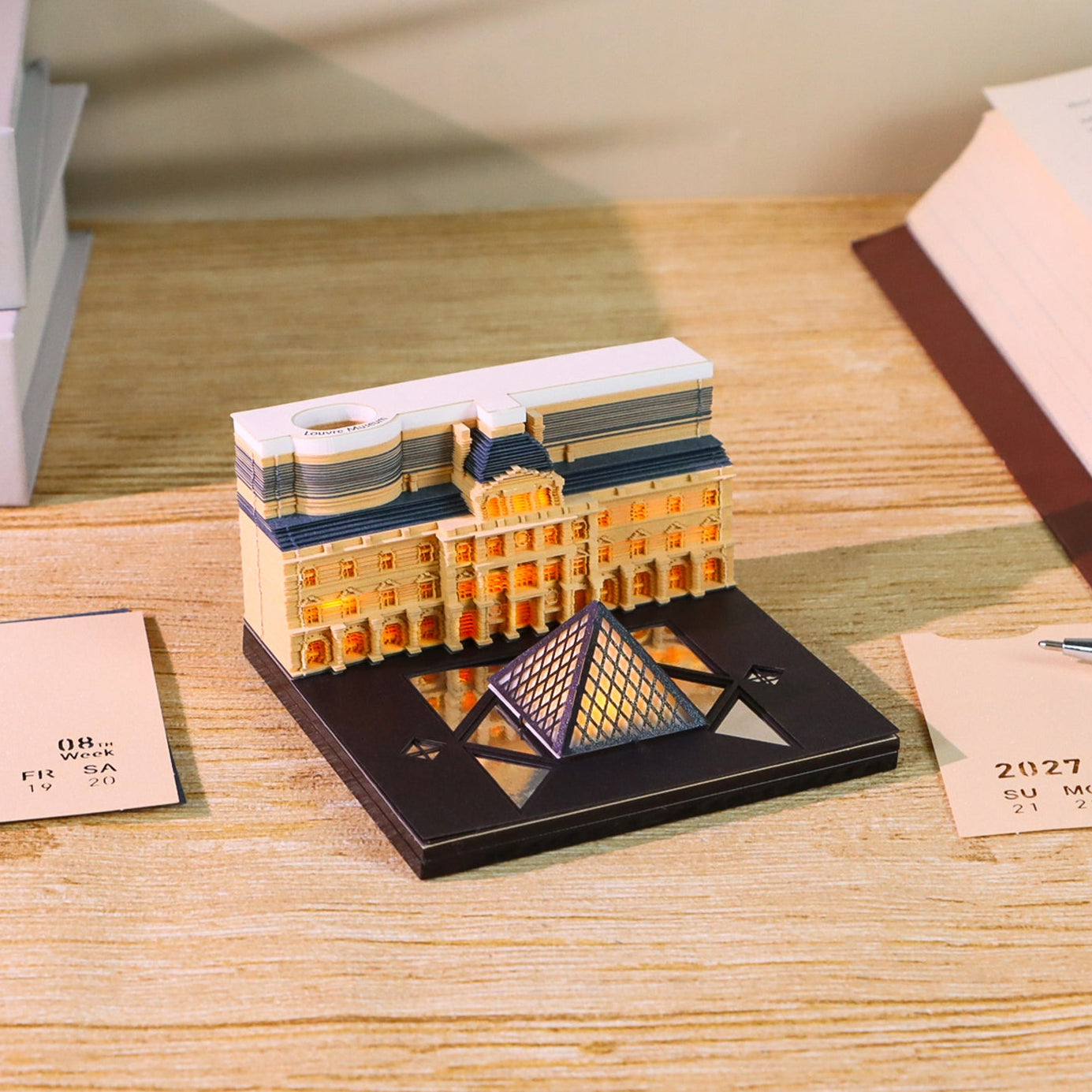 Louvre Museum (With Light & Calendar 2027)