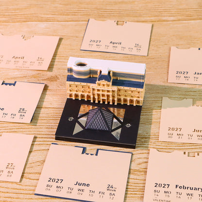 Louvre Museum (With Light & Calendar 2027)