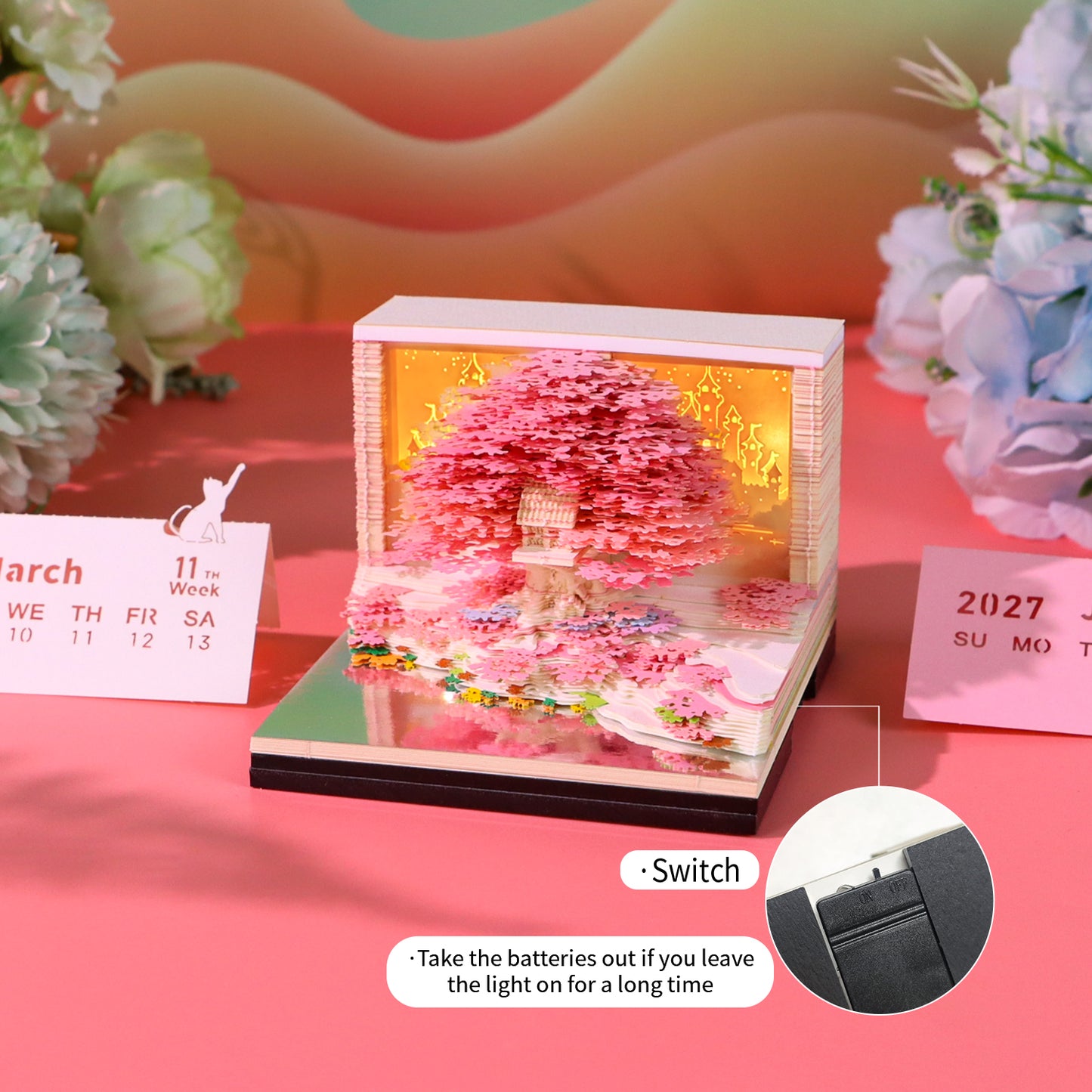 Sakura Tree House (With Light & Calendar 2027)