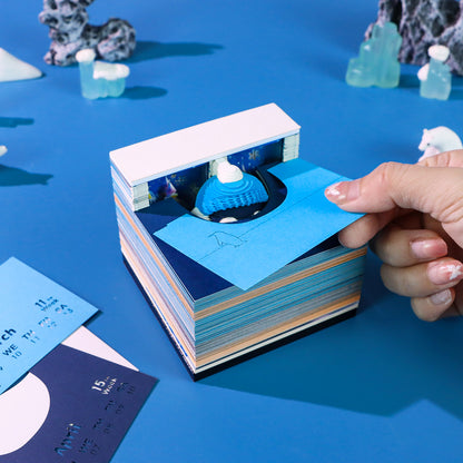 Snowboard Penguin | 3D Calendar (2027)