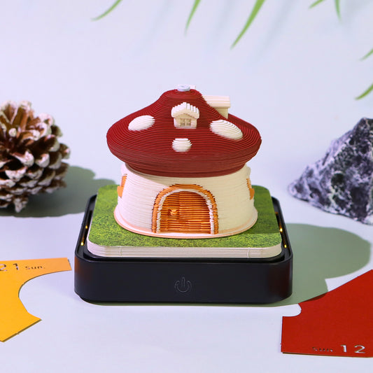 Mushroom House (With Light & Calendar 2026)