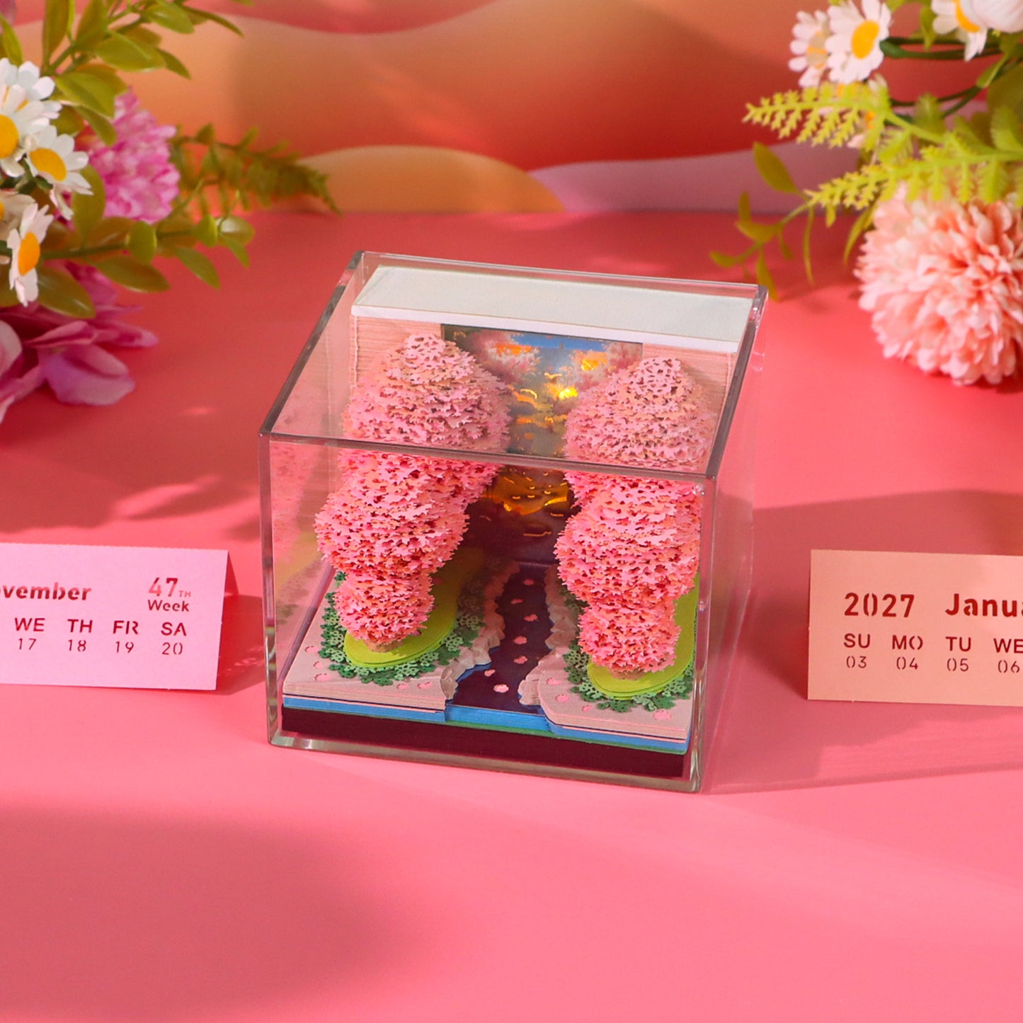 Cherry Blossom (With Light & Calendar 2027)