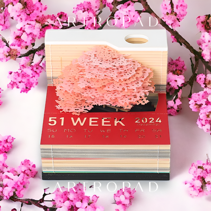 Sakura Temple (With Light & Calendar 2024) – artropad sakura-temple-with-light-calendar-2024-artropad