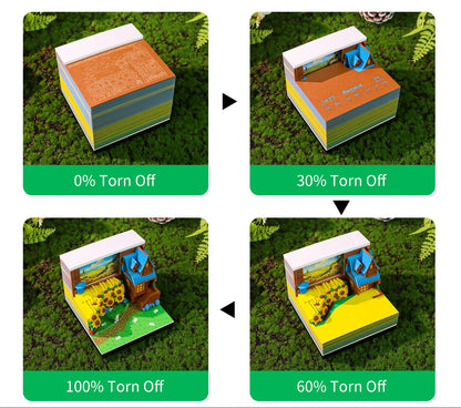 Sunflower Courtyard | 3D Calendar (2027)