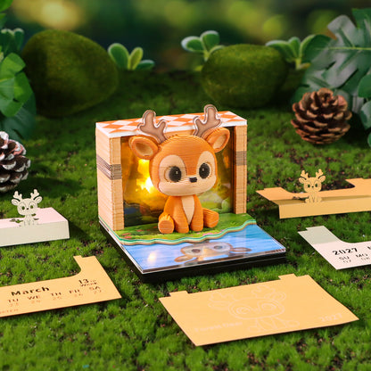 Deer | 3D Calendar (2027)