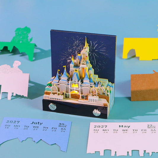 Artropad Fairytale Castle 3D Calendar with LED Light