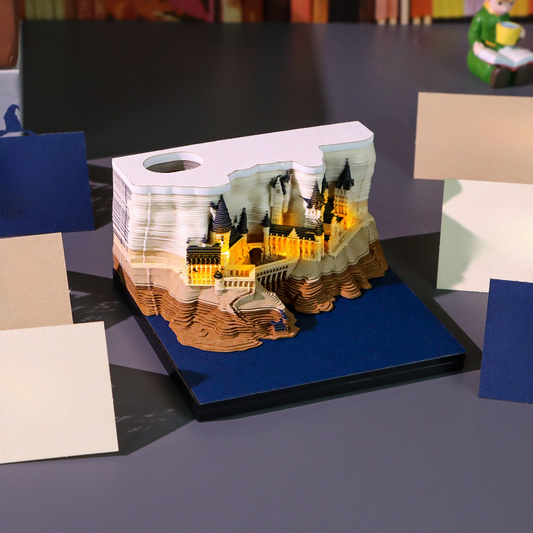 Artropad H'Castle 3D memopad with LED Light