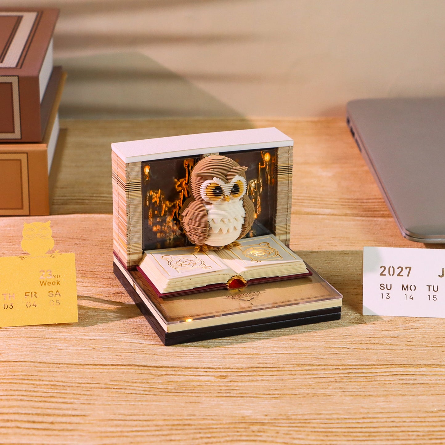 Artropad Magic Owl 3D Calendar with LED Light