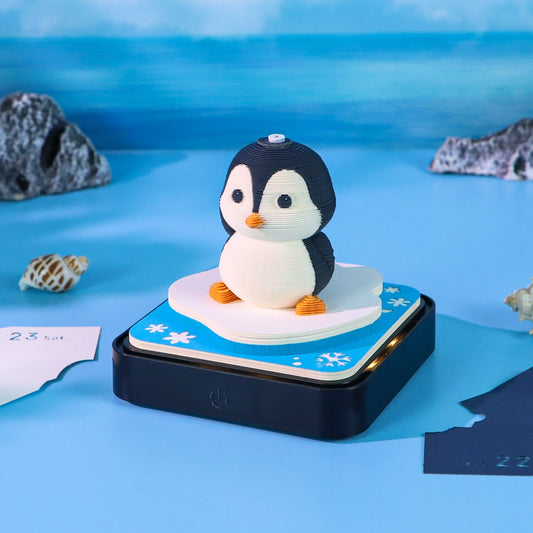 Artropad Penguin 3D Calendar with LED Light
