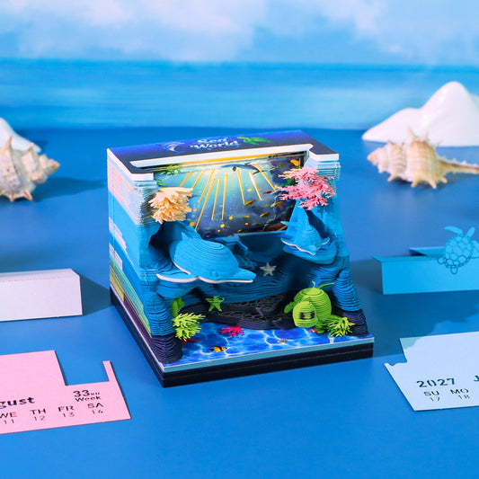 Artropad Sea World 3D Calendar with LED Light