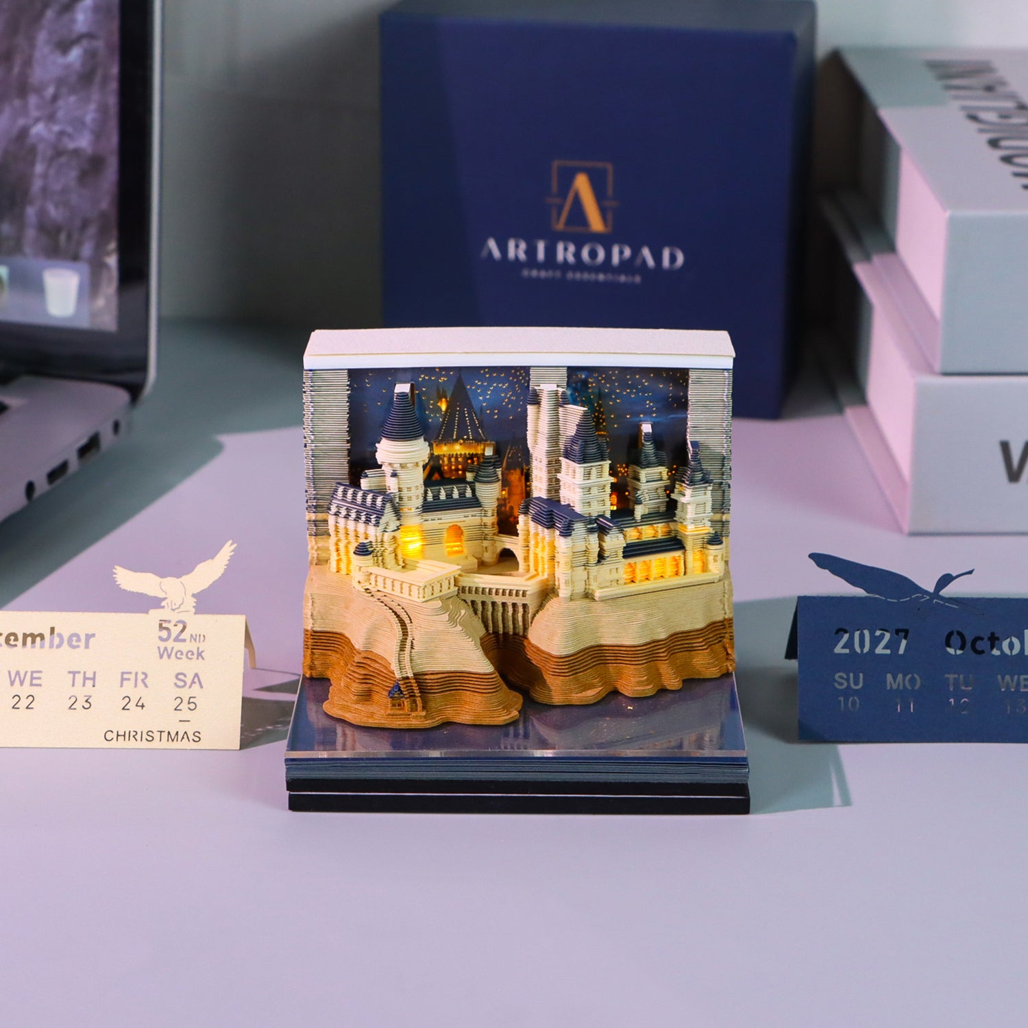 Artropad Wizard Castle 3D Calendar with LED Light